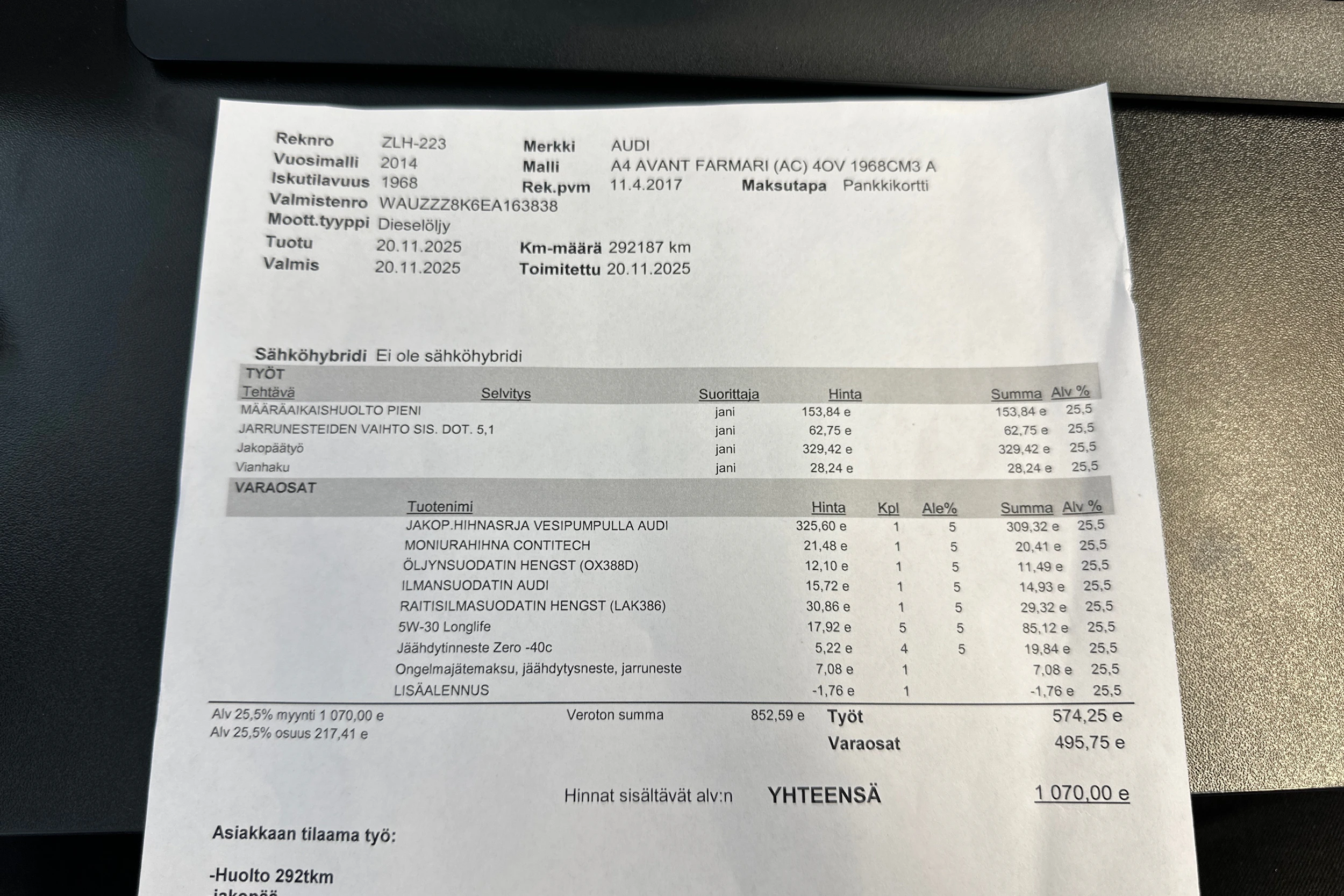 musta Audi A4 2014 kuva 32.
