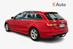 punainen Audi A4 2015 kuva 3.