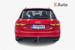punainen Audi A4 2015 kuva 4.