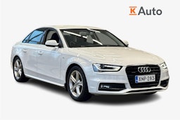valkoinen Audi A4 2015 kuva 1.