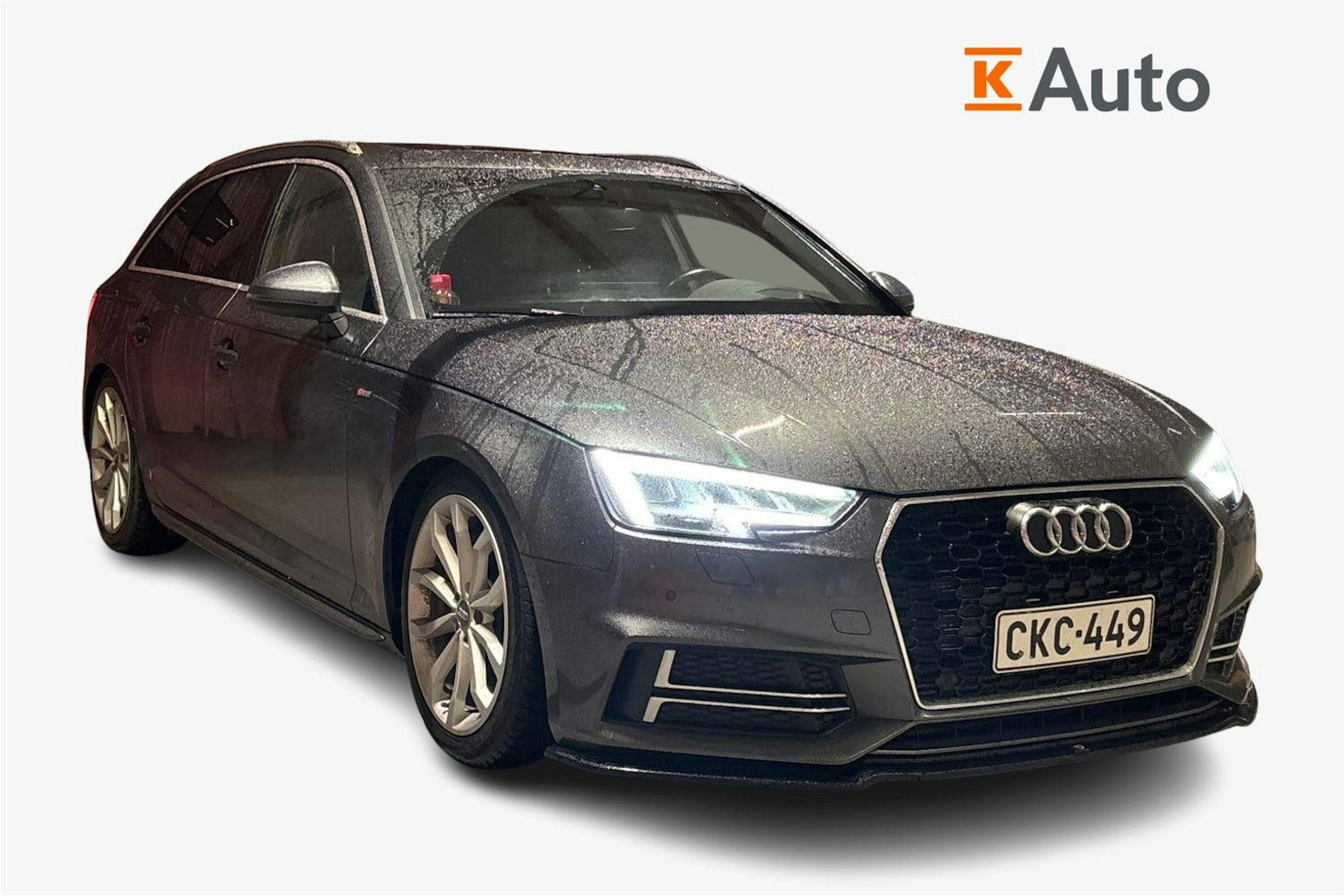 Harmaa Audi A4 2016 kuva 1.