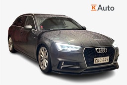 Harmaa Audi A4 2016 kuva 1.