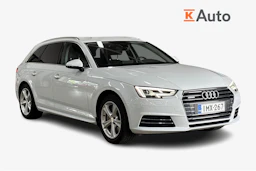 Valkoinen Audi A4 2016 kuva 1.