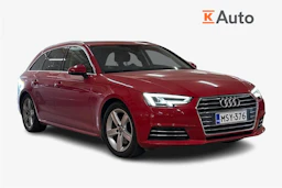 punainen Audi A4 2016 kuva 1.