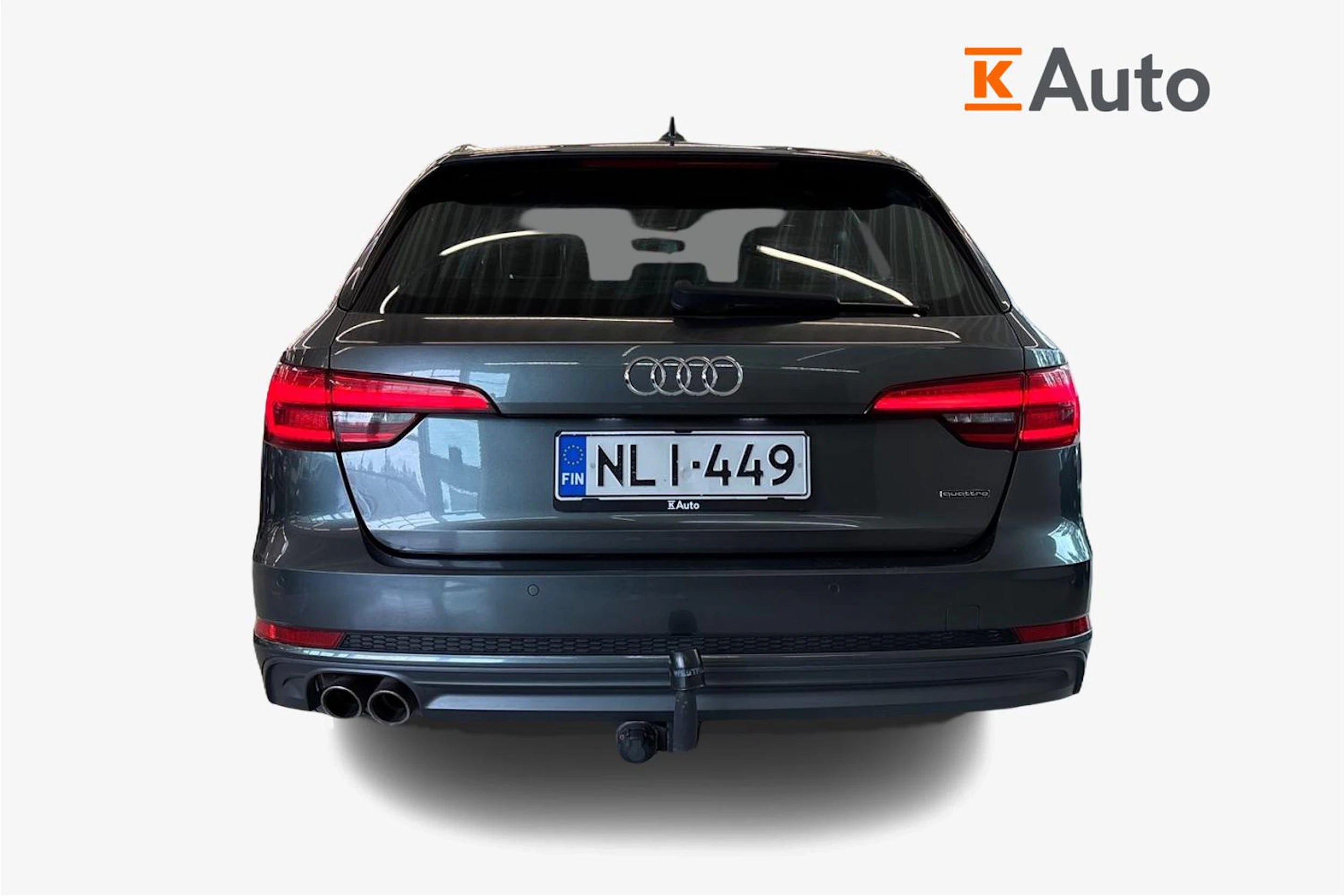 Harmaa Audi A4 2016 kuva 3.