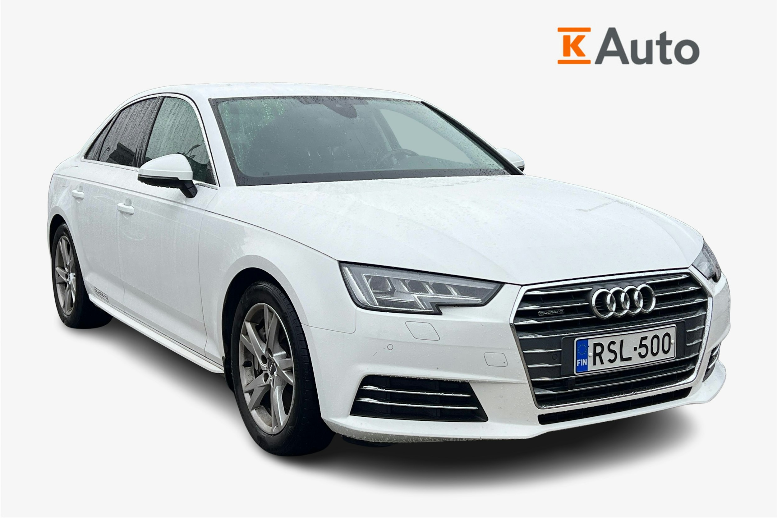 valkoinen Audi A4 2016 kuva 1.