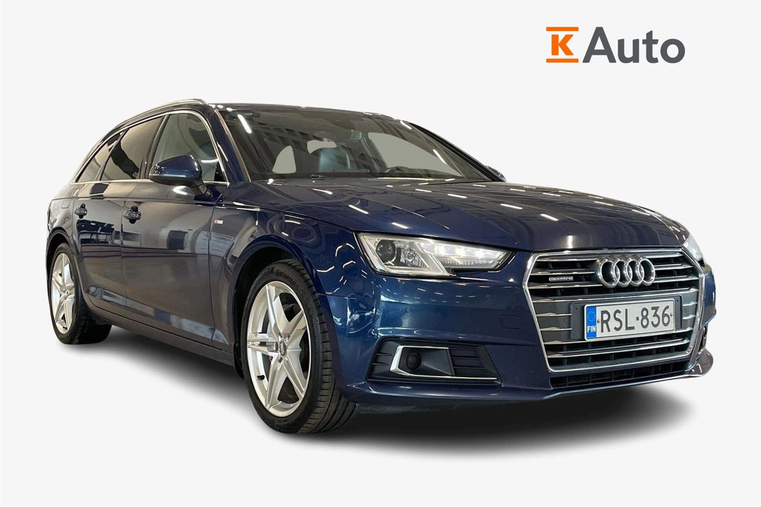 met. sininen Audi A4 2016 kuva 1.