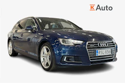 met. sininen Audi A4 2016 kuva 1.