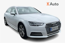 valkoinen Audi A4 2017 kuva 1.