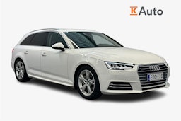 valkoinen Audi A4 2017 kuva 1.