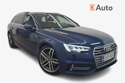 sininen Audi A4 2017 kuva 1.
