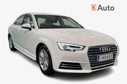 valkoinen Audi A4 2017 kuva 1.