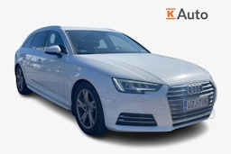 valkoinen Audi A4 2017 kuva 1.