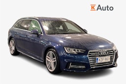 sininen Audi A4 2017 kuva 1.