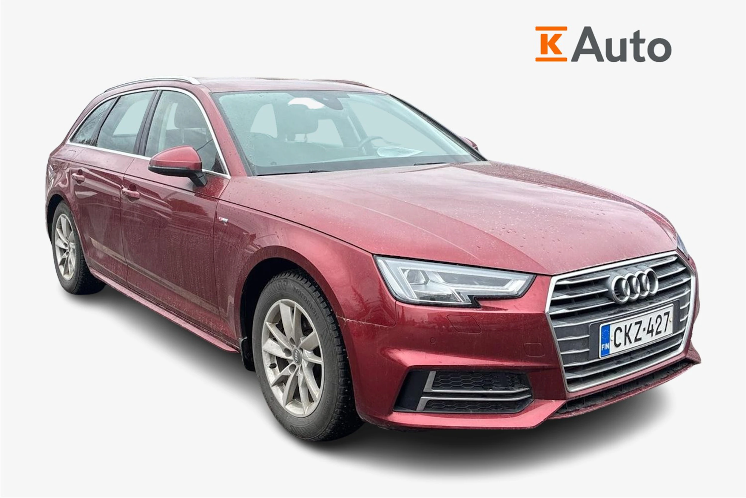 Valkoinen Audi A4 2018 kuva 1.