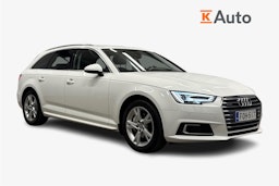 Valkoinen Audi A4 2018 kuva 1.
