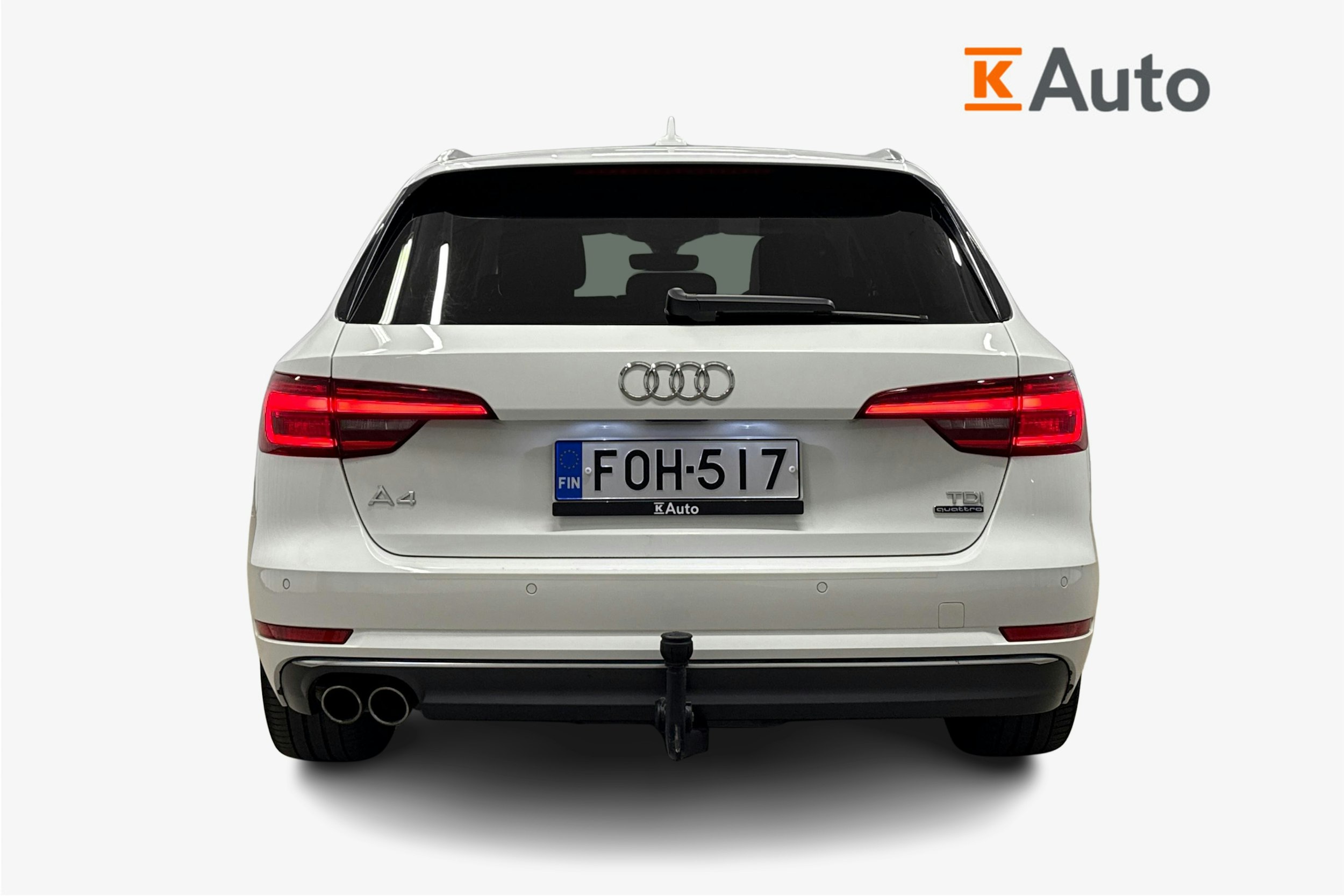 Valkoinen Audi A4 2018 kuva 3.