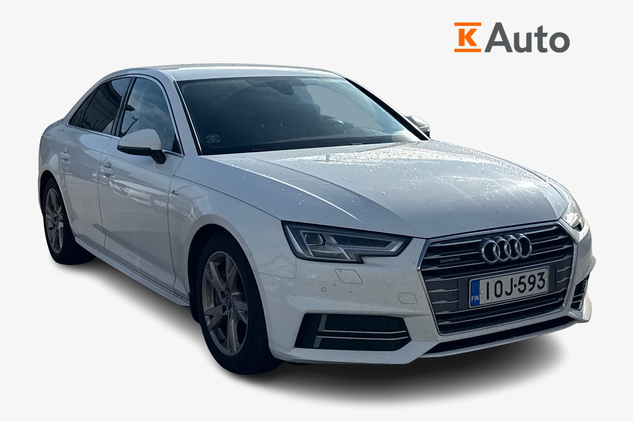 valkoinen Audi A4 2018 kuva 1.