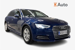 Sininen Audi A4 2018 kuva 1.