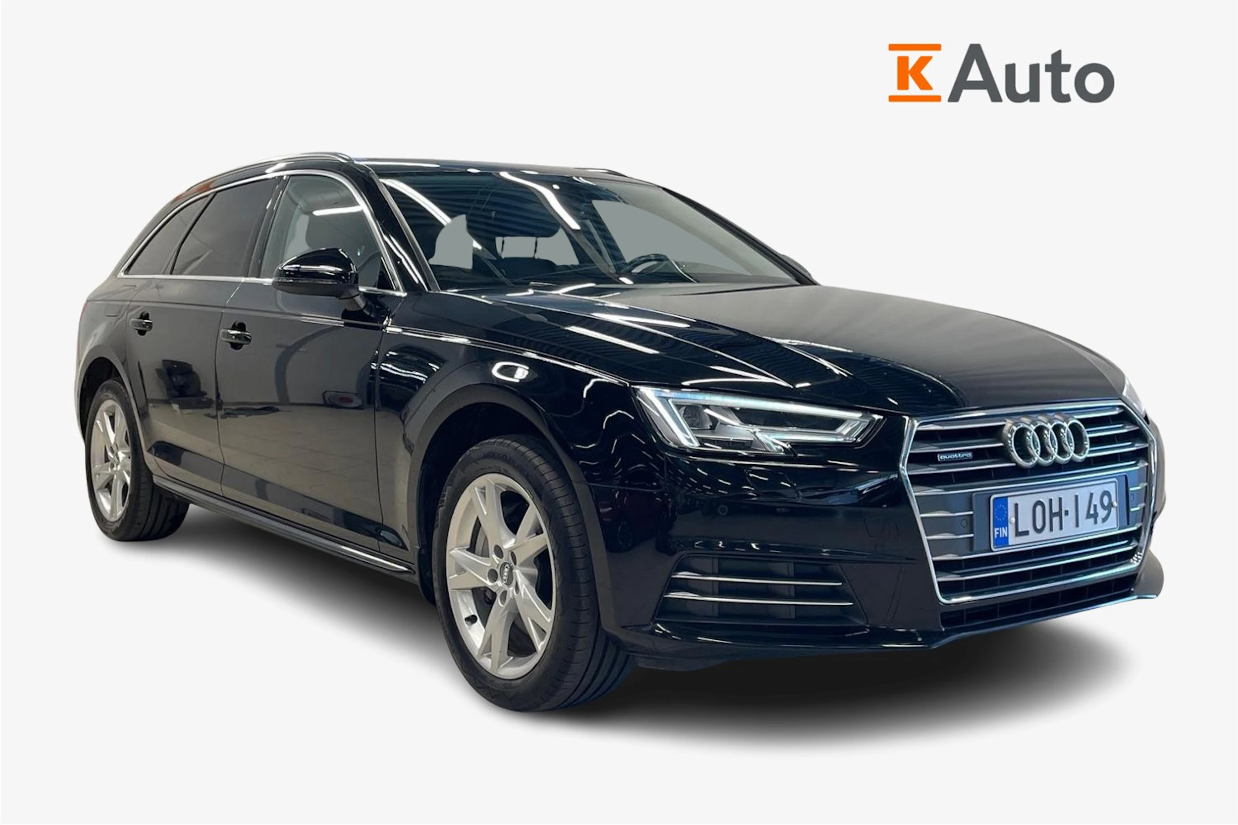 Musta Audi A4 2018 kuva 1.