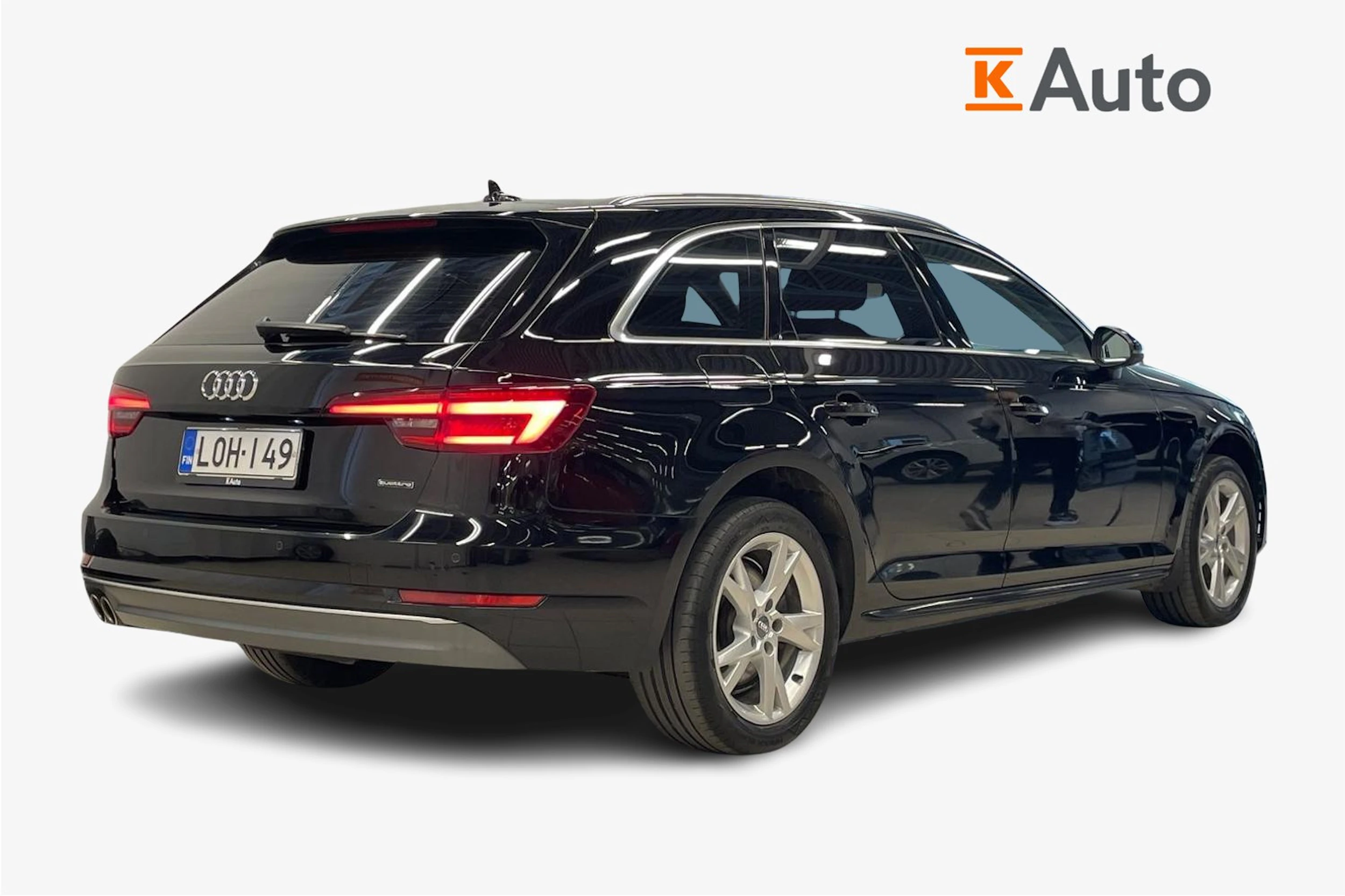 Musta Audi A4 2018 kuva 3.