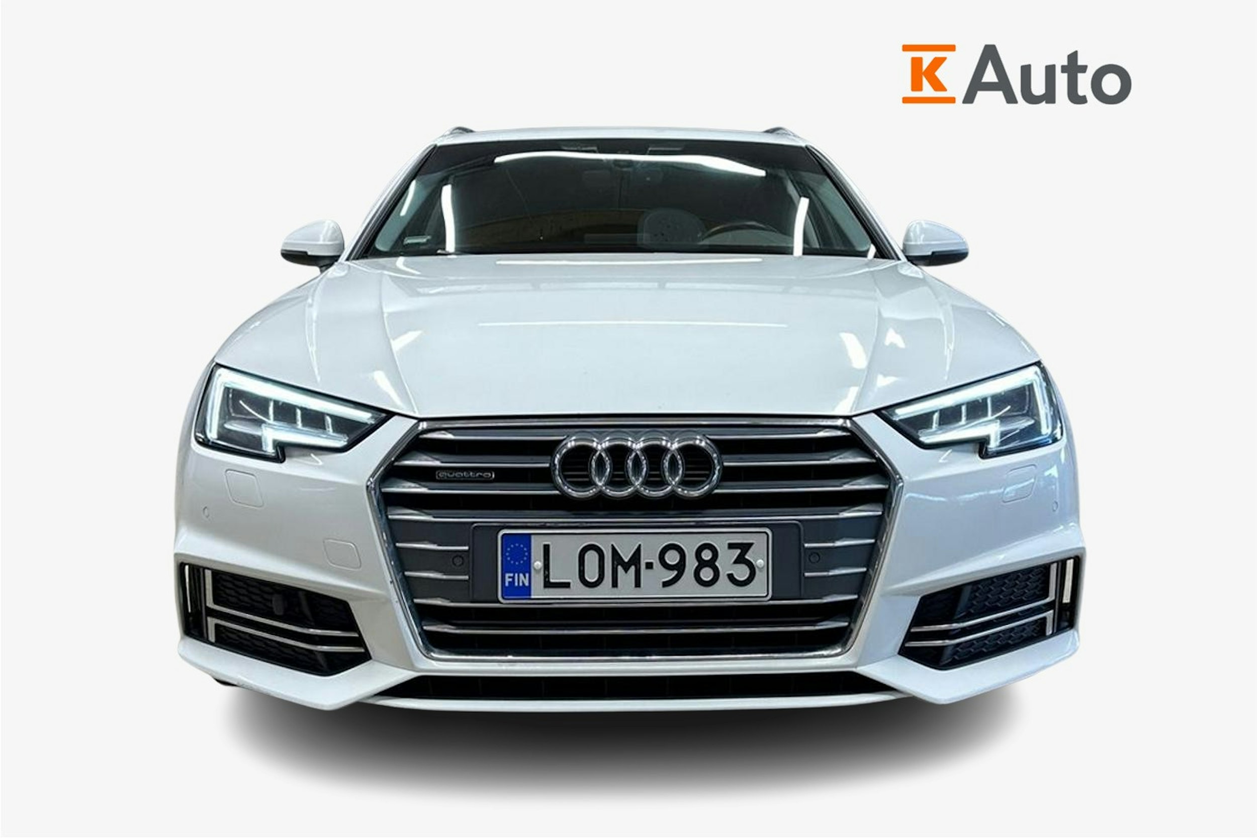 valkoinen Audi A4 2018 kuva 5.