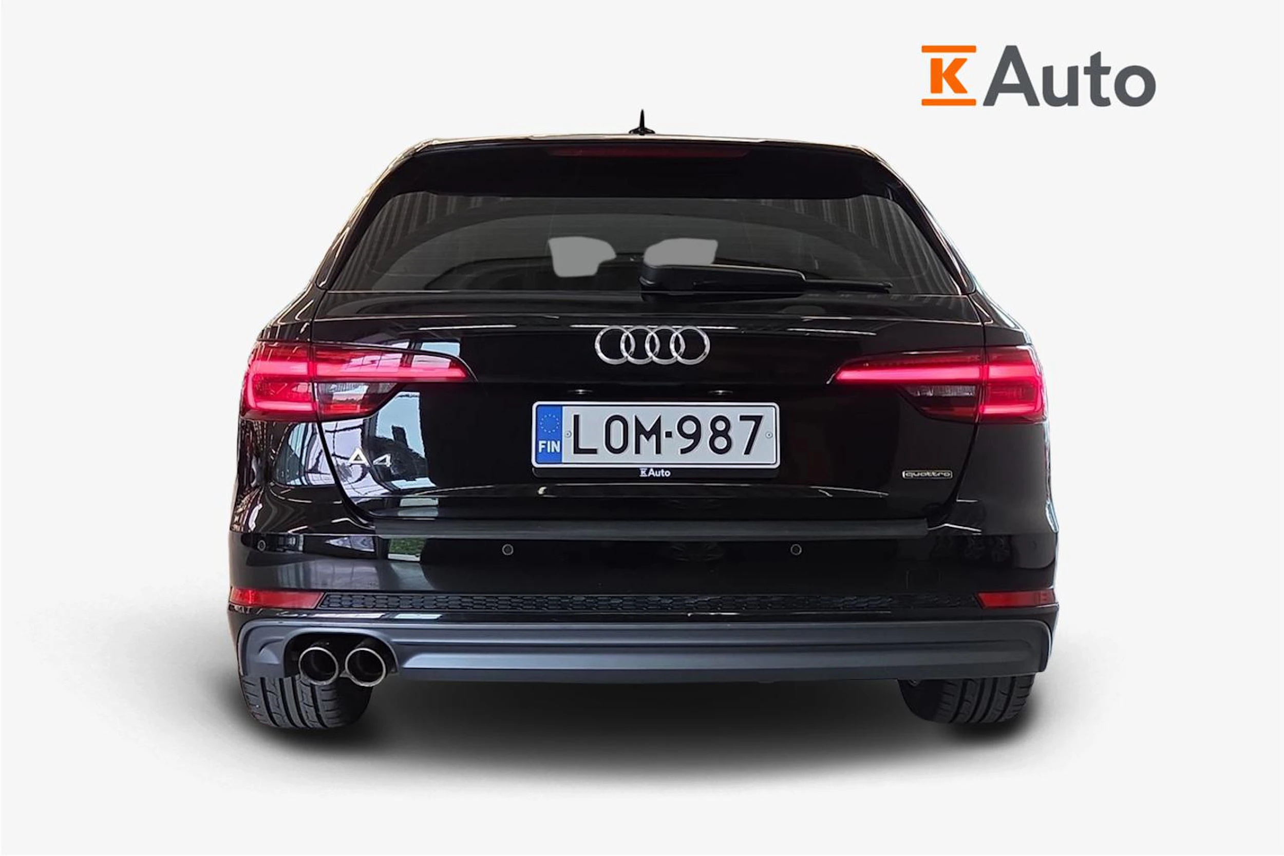 Musta Audi A4 2018 kuva 3.