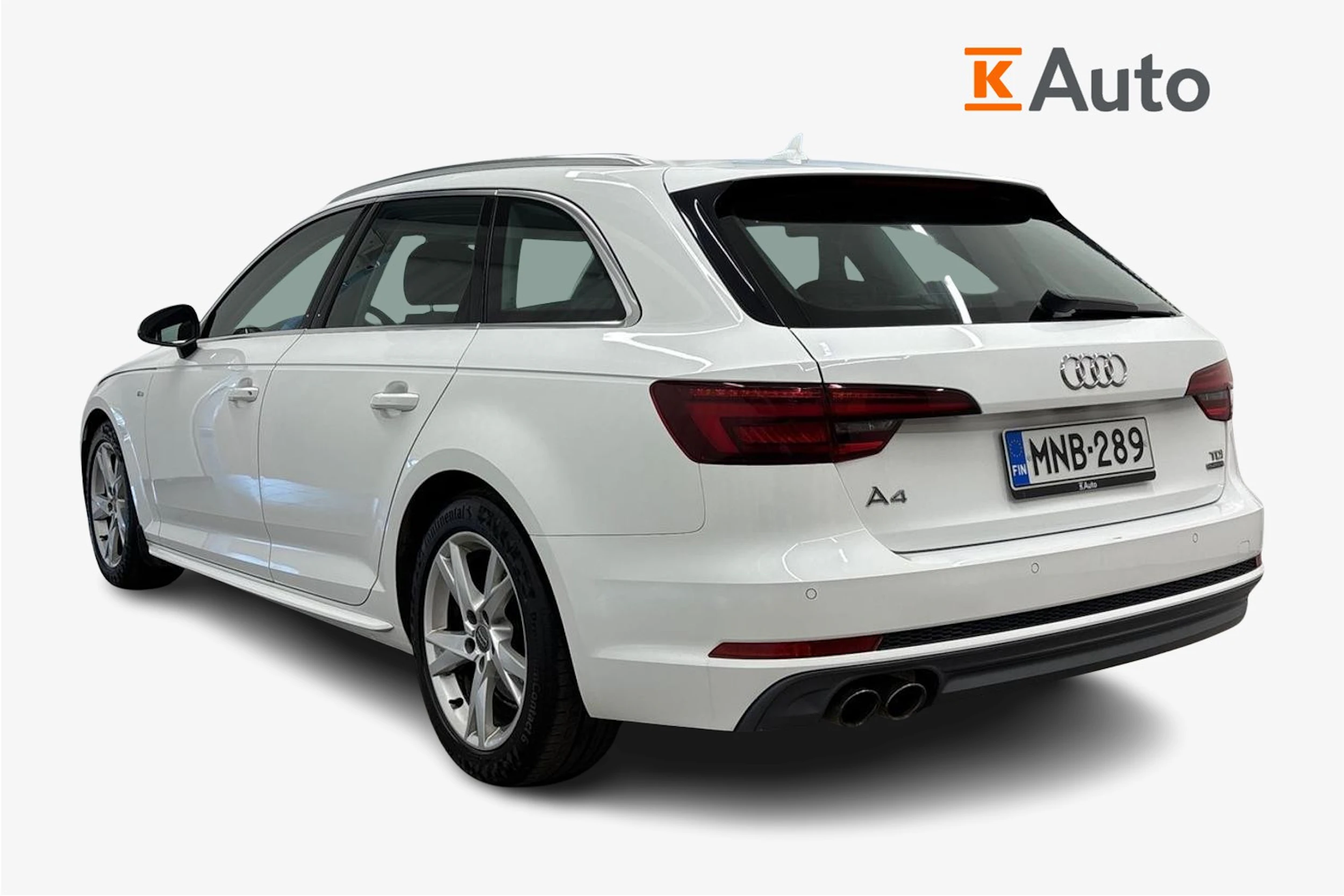 valkoinen Audi A4 2018 kuva 3.