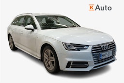 Valkoinen Audi A4 2018 kuva 1.