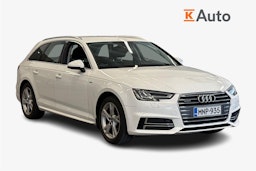 valkoinen Audi A4 2018 kuva 1.