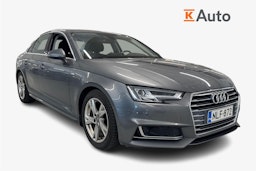 met. harmaa Audi A4 2018 kuva 1.