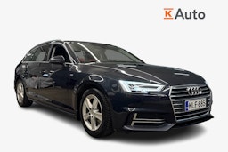 Sininen Audi A4 2018 kuva 1.