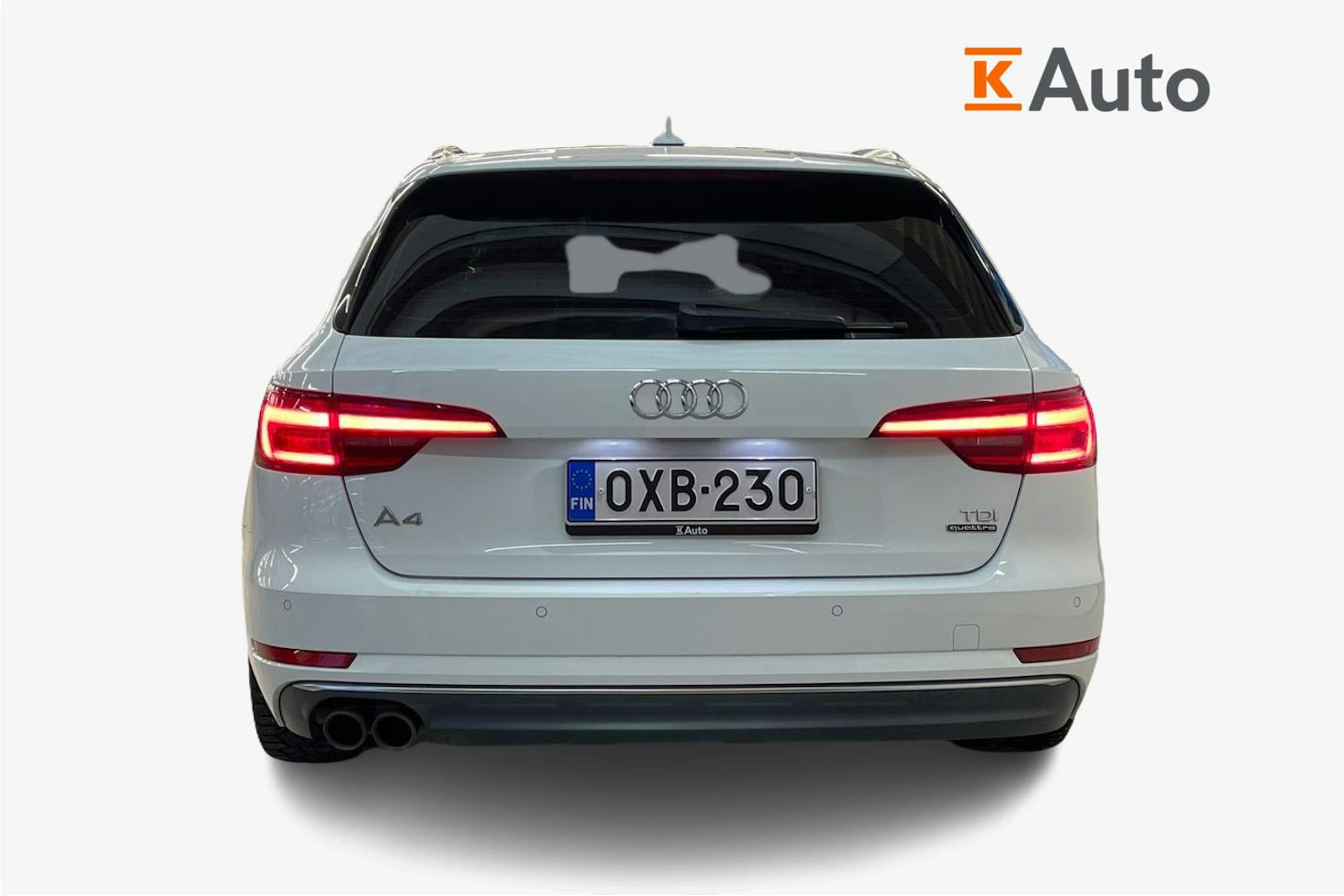 valkoinen Audi A4 2018 kuva 3.