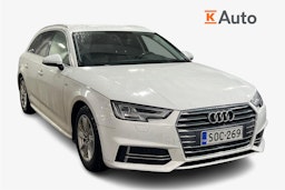 valkoinen Audi A4 2018 kuva 1.