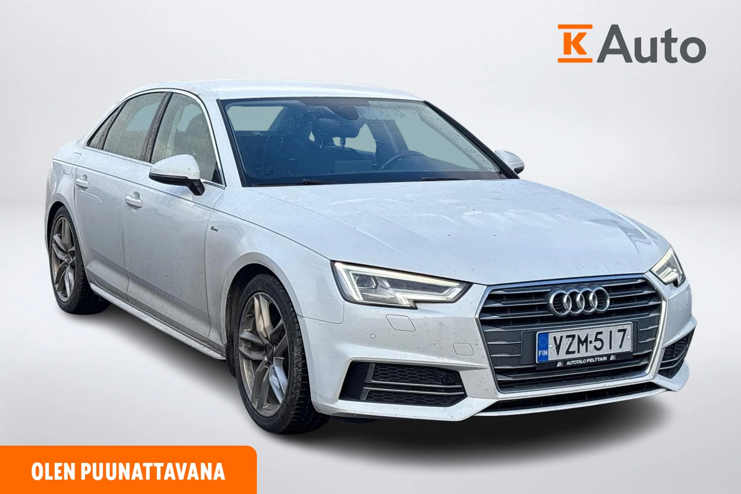 valkoinen Audi A4 2018 kuva 1.