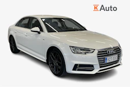 valkoinen Audi A4 2018 kuva 1.