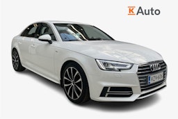 valkoinen Audi A4 2018 kuva 1.