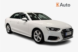 valkoinen Audi A4 2019 kuva 1.