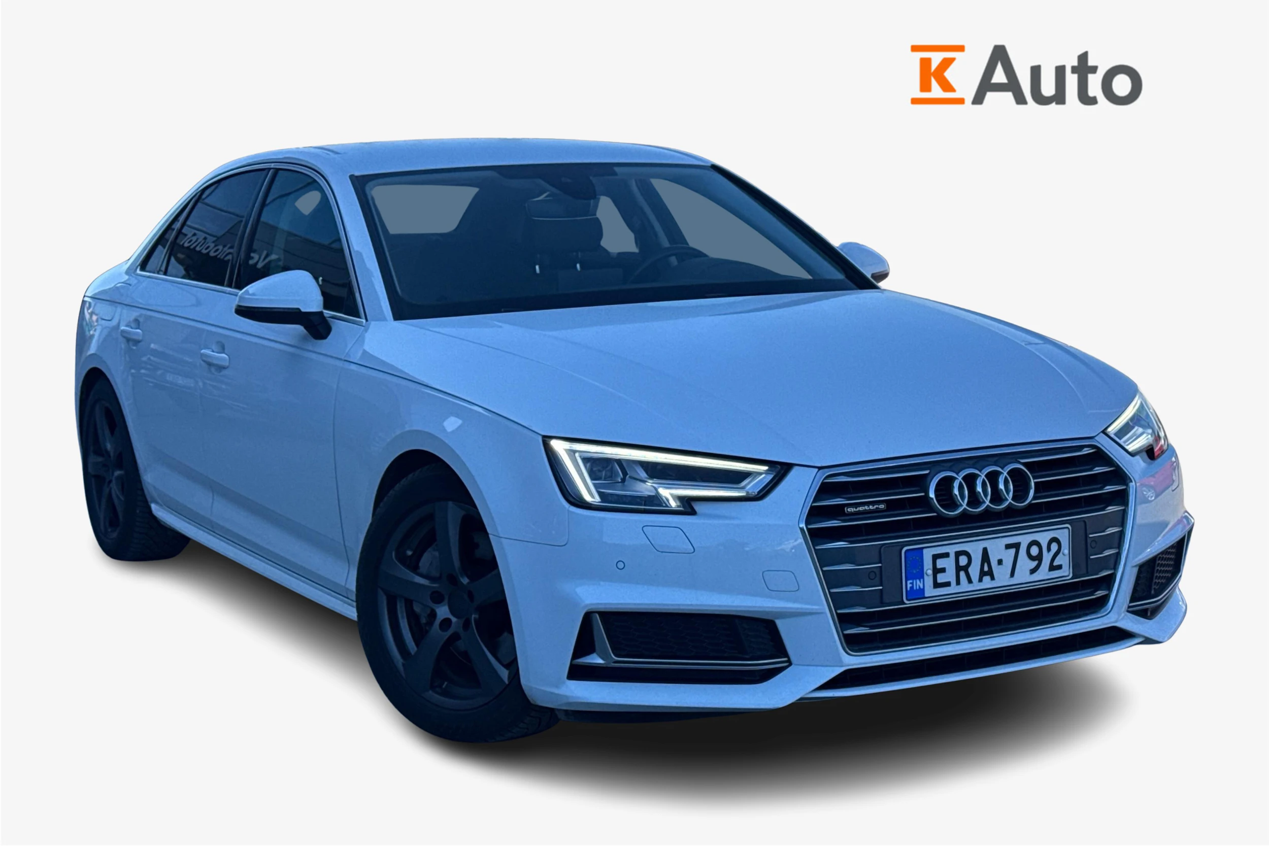 valkoinen Audi A4 2019 kuva 1.