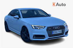 valkoinen Audi A4 2019 kuva 1.