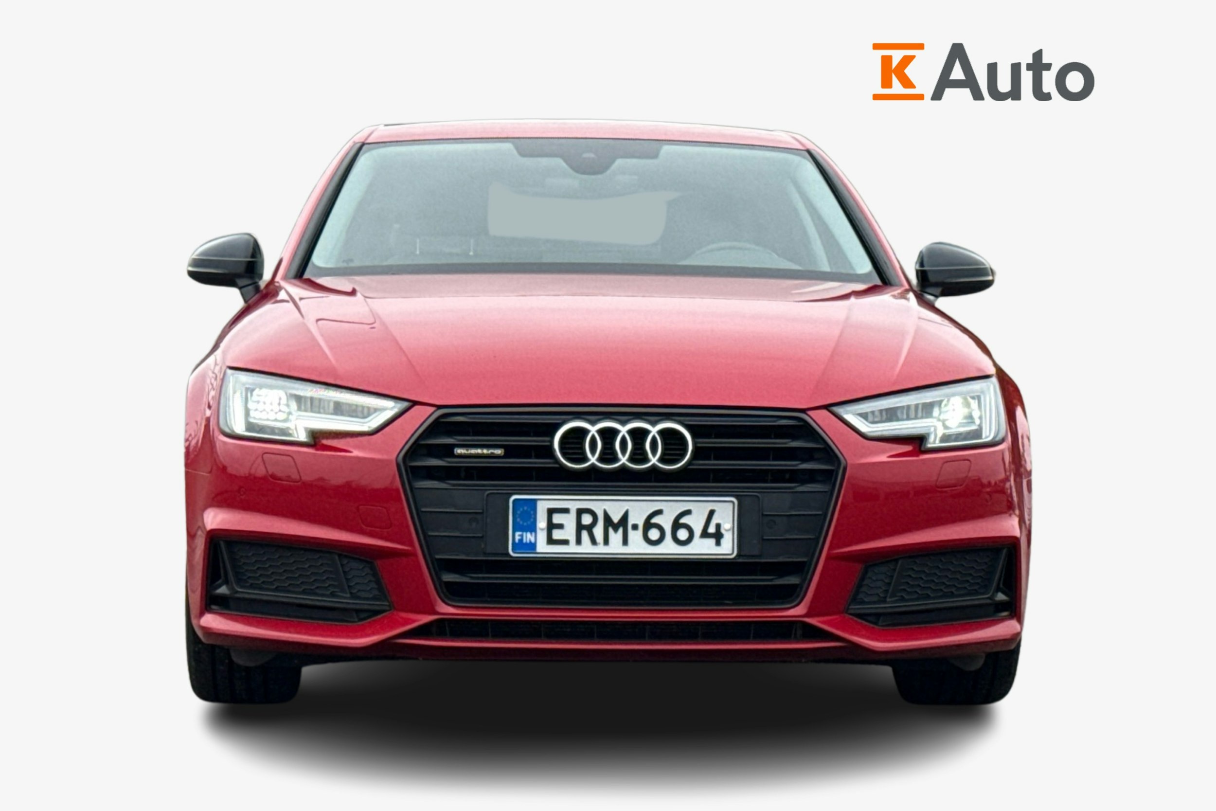 punainen Audi A4 2019 kuva 4.