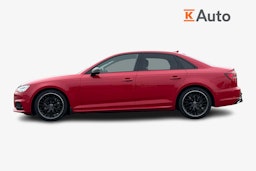 punainen Audi A4 2019 kuva 5.