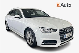 Valkoinen Audi A4 2019 kuva 1.