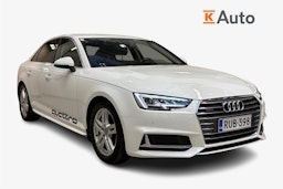 valkoinen Audi A4 2019 kuva 1.