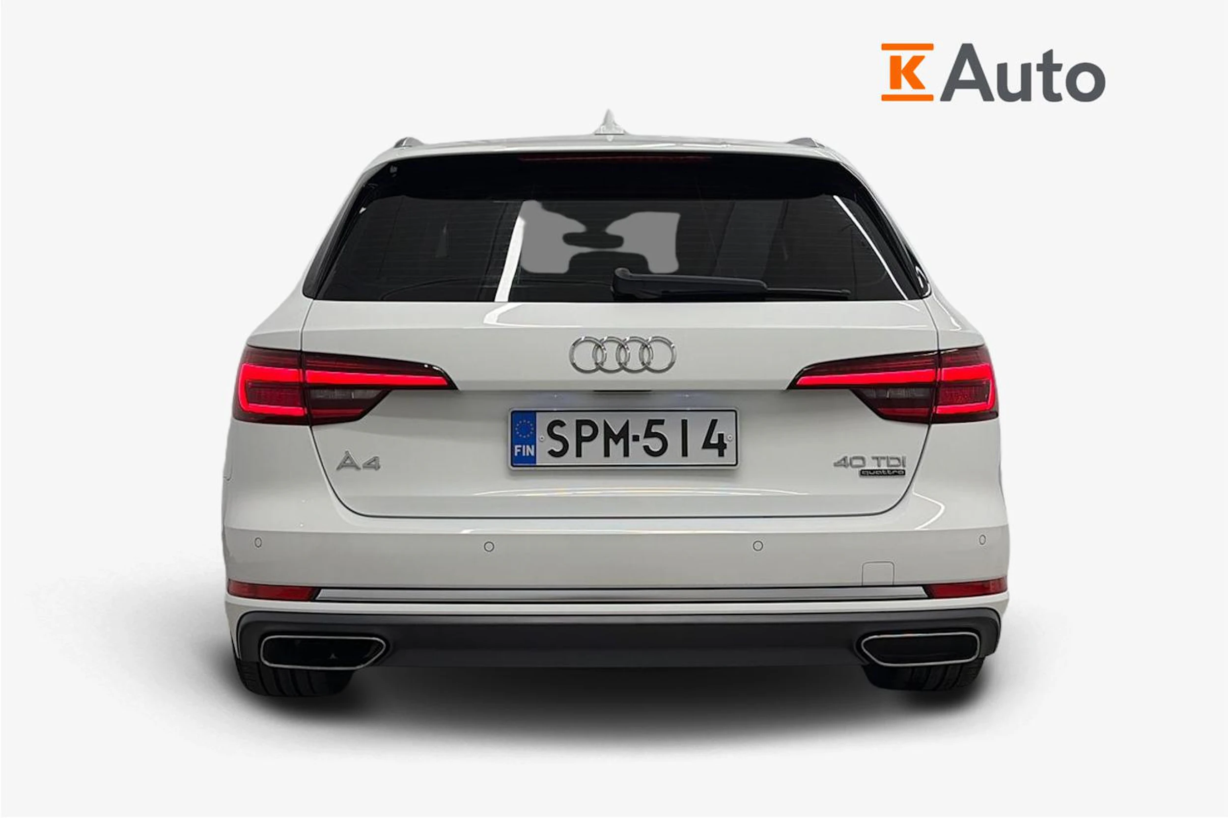 Valkoinen Audi A4 2019 kuva 3.