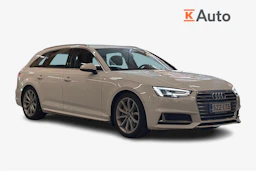valkoinen Audi A4 2019 kuva 1.