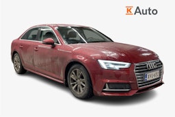 punainen Audi A4 2019 kuva 1.