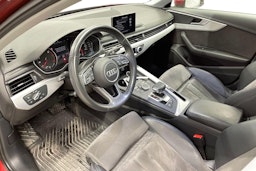 punainen Audi A4 2019 kuva 3.