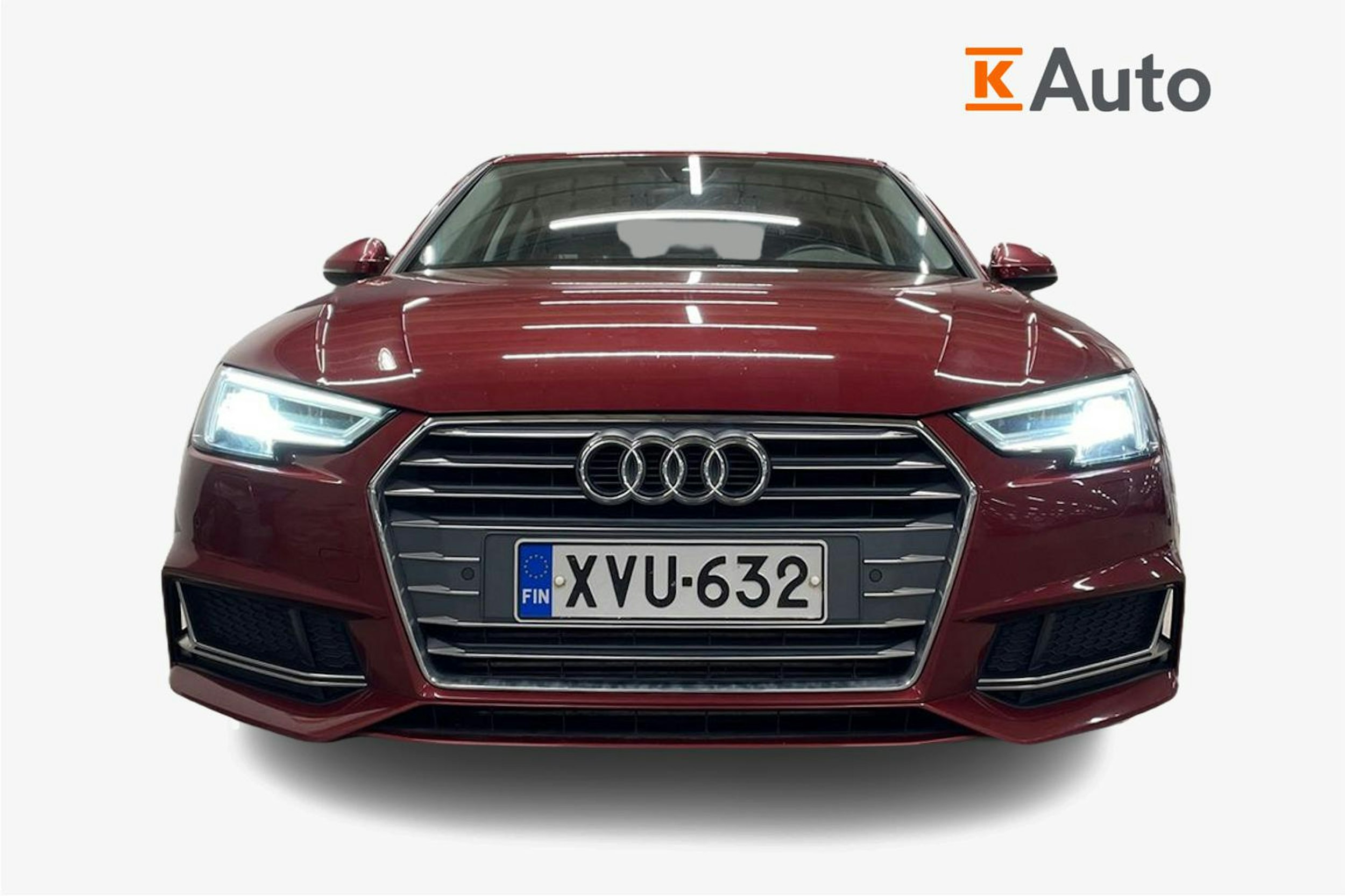 punainen Audi A4 2019 kuva 5.