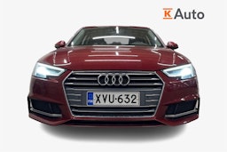 punainen Audi A4 2019 kuva 5.